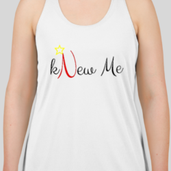 Women's Racer back Logo t shirt
